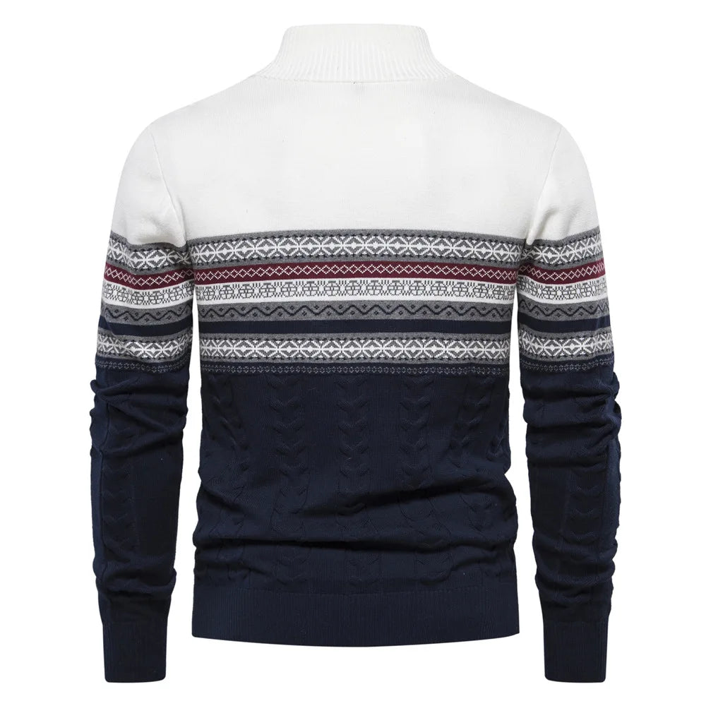 Clayton Collared Winter Knit Pullover
