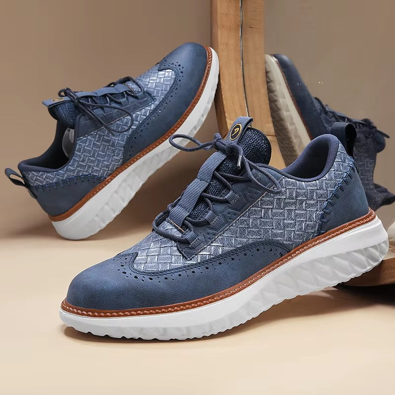 Axton Brogue Leather Sneakers
