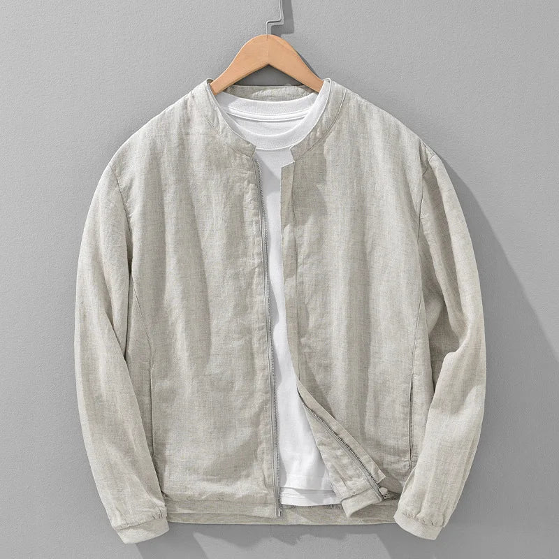 Sterling Linen Zip Jacket