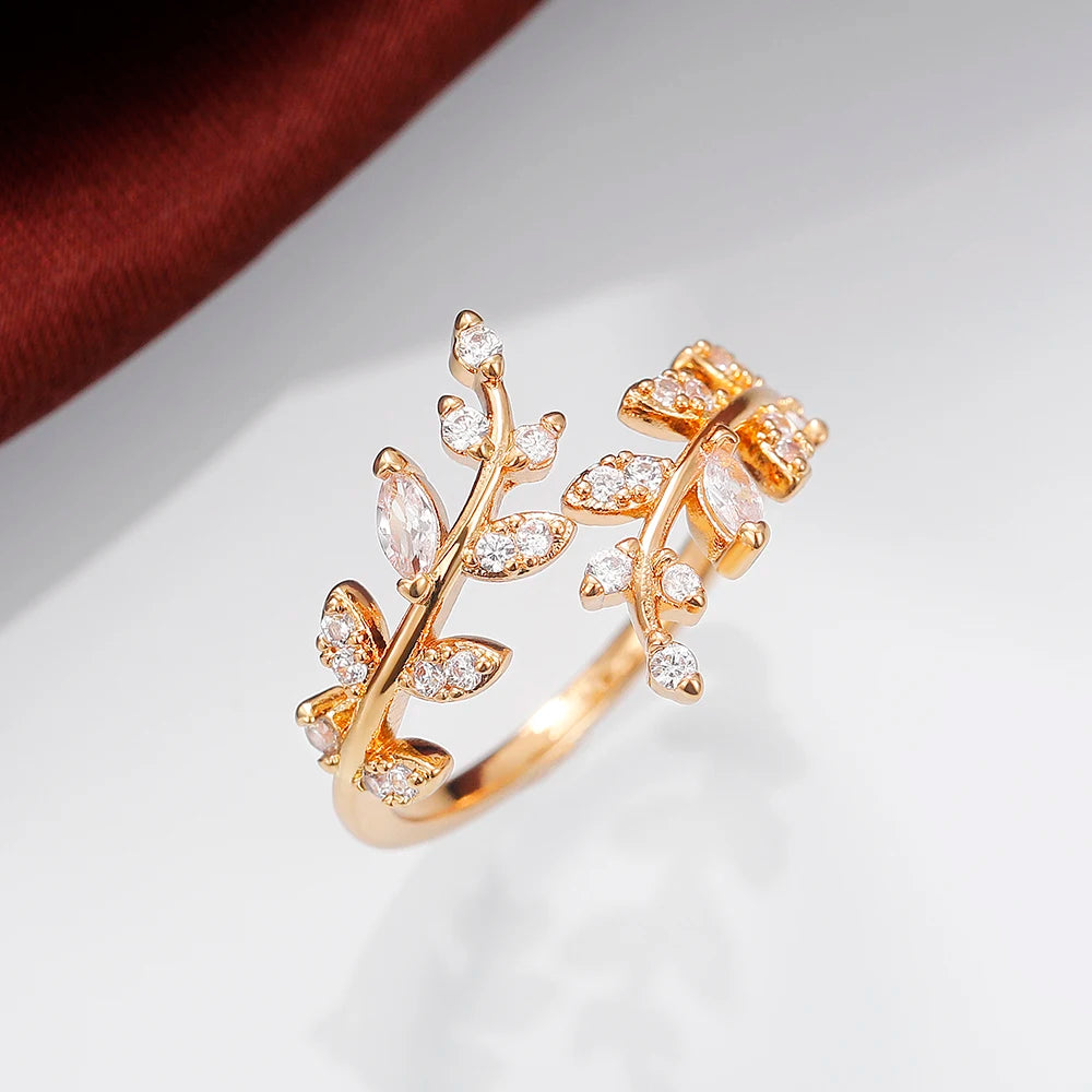 Eden Leaf Resizable Ring