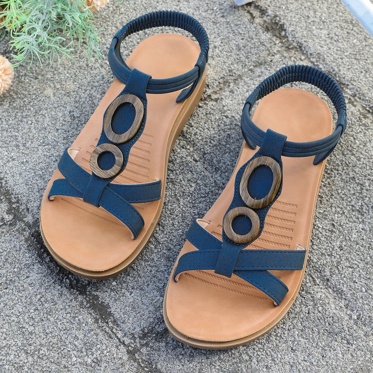 Soleil Boho Flat Sandals