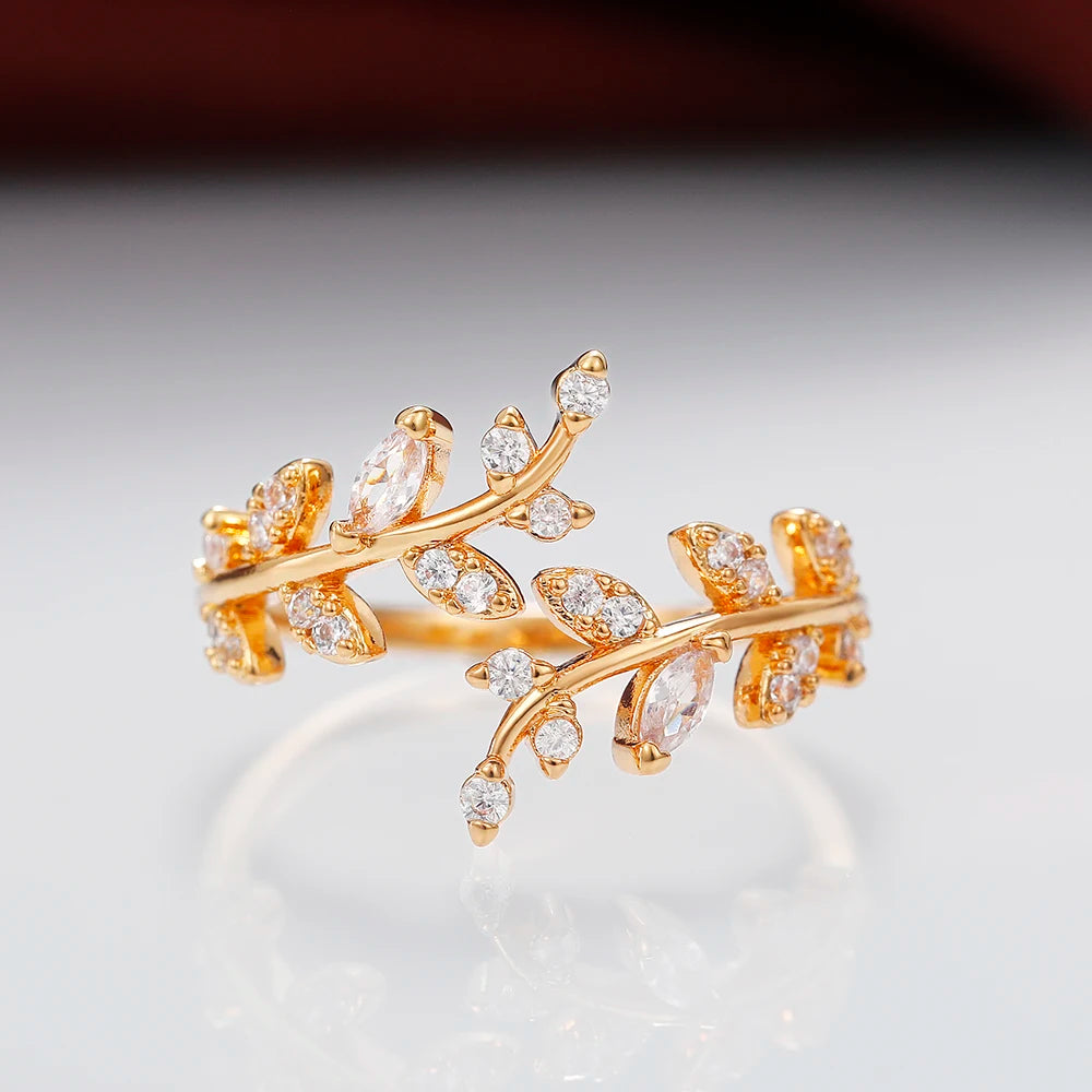 Eden Leaf Resizable Ring