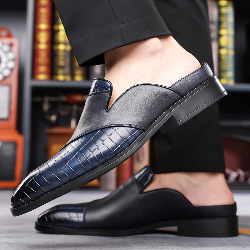 Silvano Genuine Leather Slides