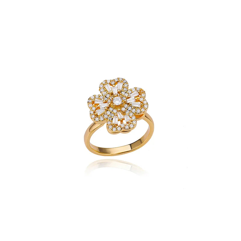 Lucky Clover Resizable Ring