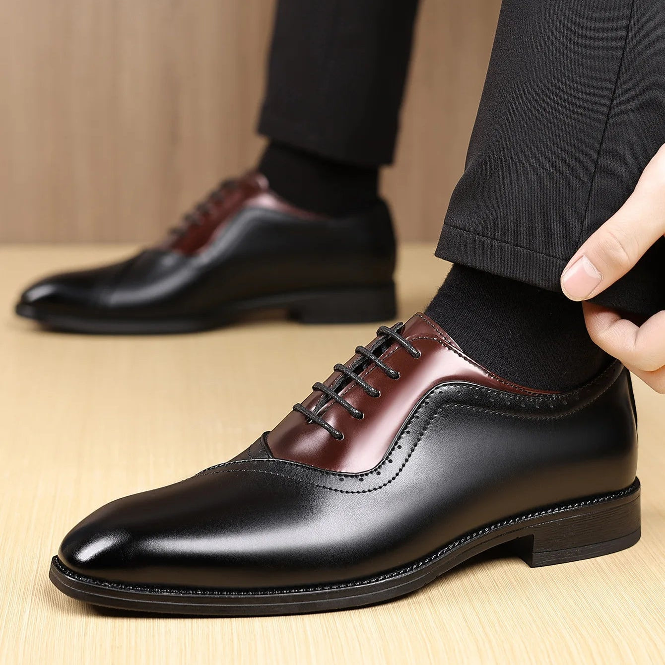 Landon Classic Leather Dress Shoe