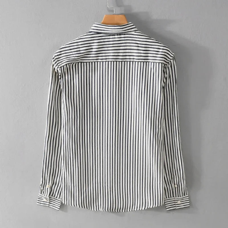 RELAX STRIPED BUTTON-DOWN