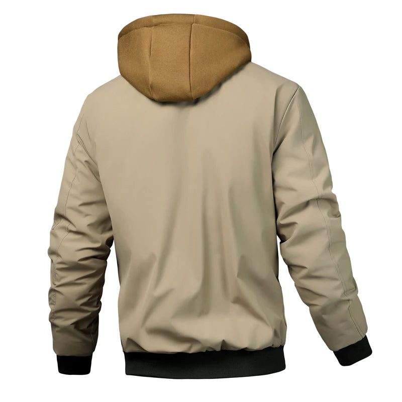 Mason Hooded Bomber Jacket