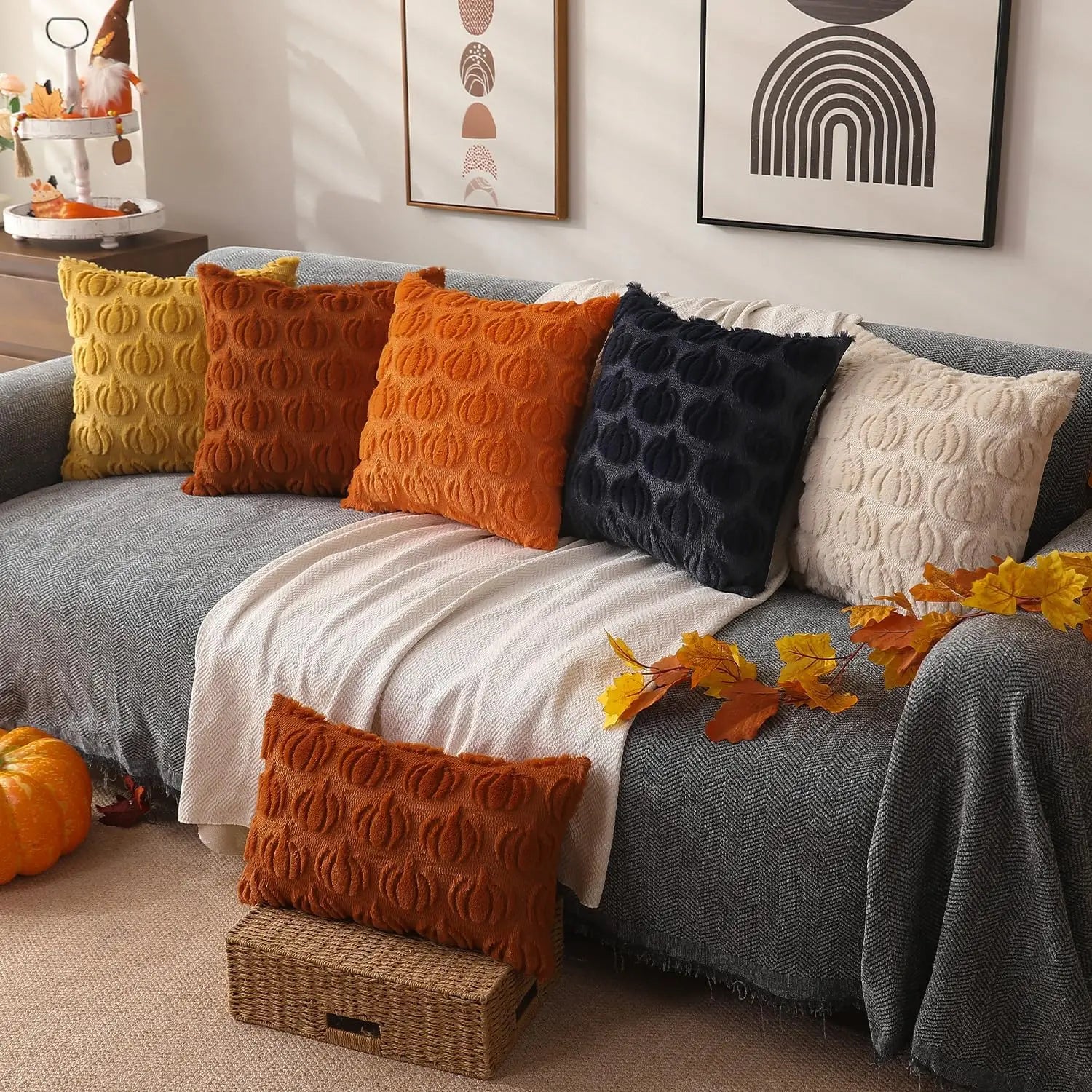 PUMPKIN PATCH PILLOW COVER