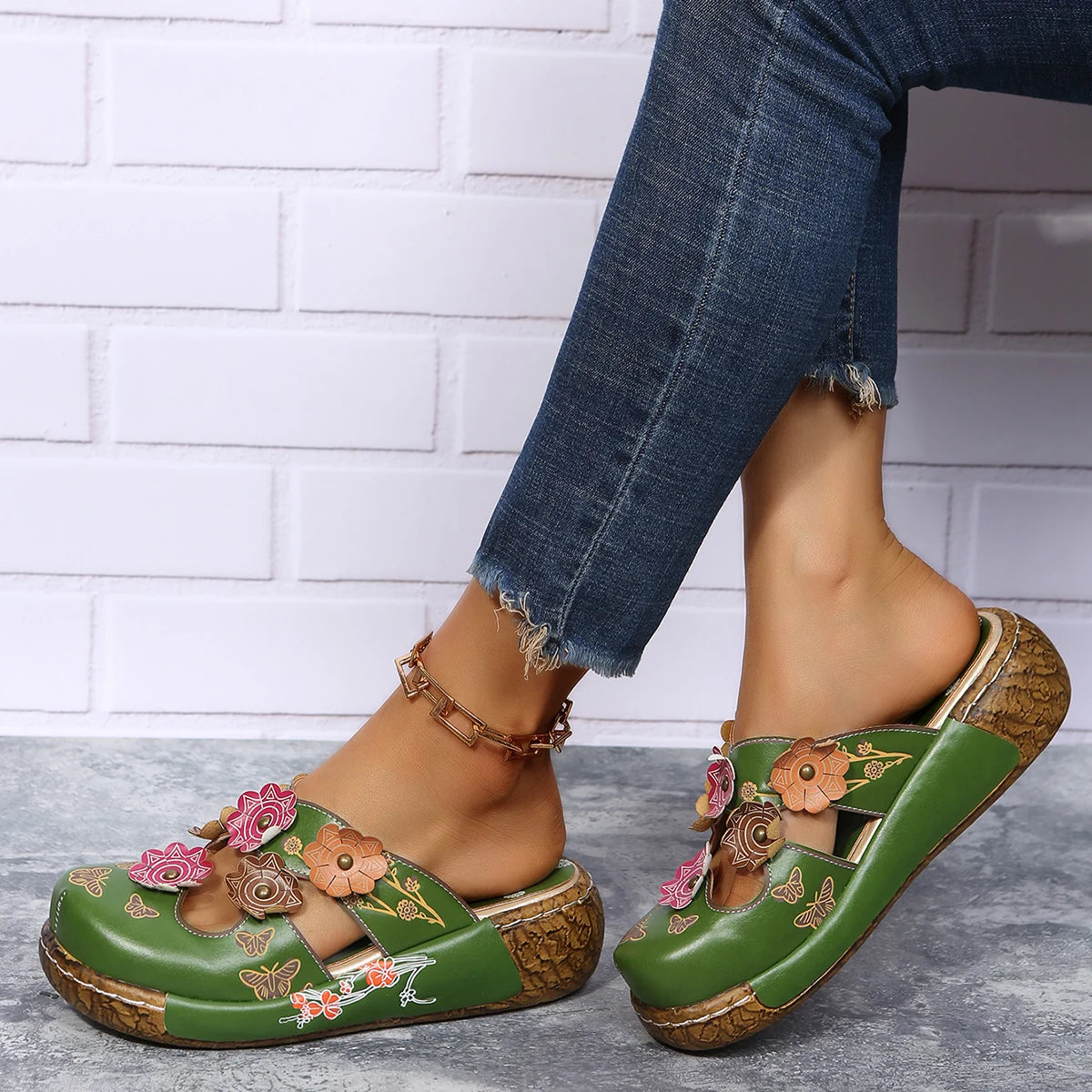 GARDEN BLOOM MULES