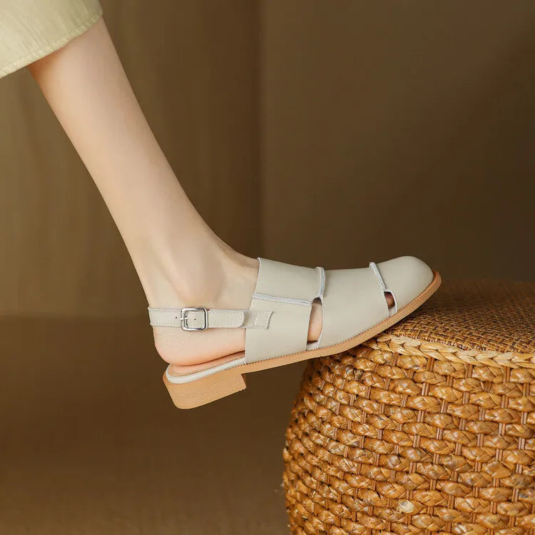 Camden | Leather Slingback Sandals