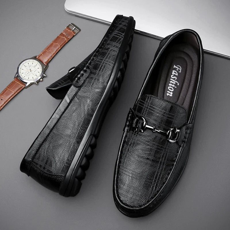 PAOLO GENUINE LEATHER LOAFERS