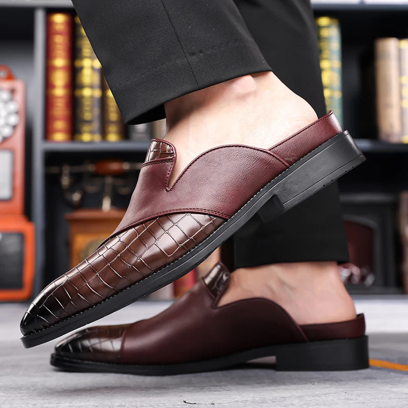 Silvano Genuine Leather Slides