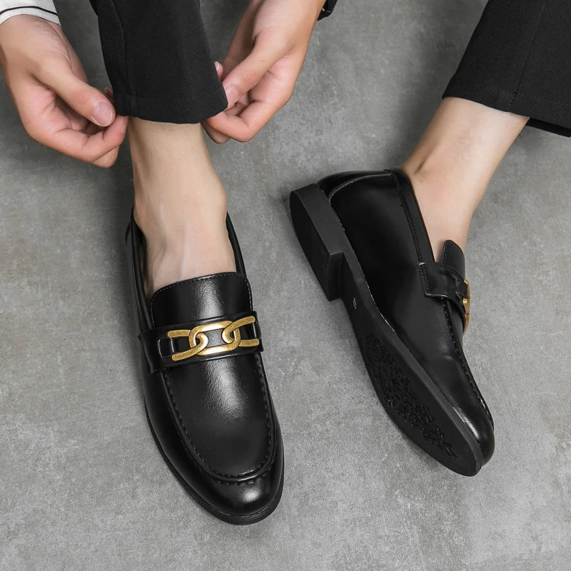 Hunter Leather Slip-On Loafers
