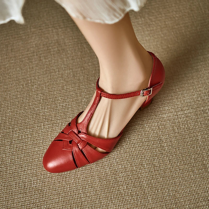 Victoria Genuine Leather Heels