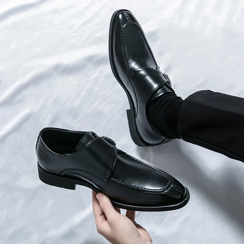 Montgomery Monk Strap Leather Loafers
