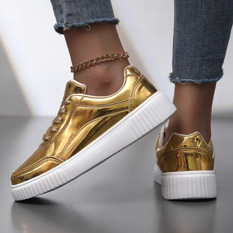 METALLIC FUSION SNEAKERS