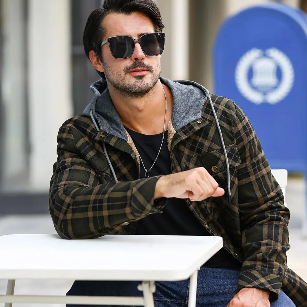 Dawson Plaid Outdoor Hooded Jacket