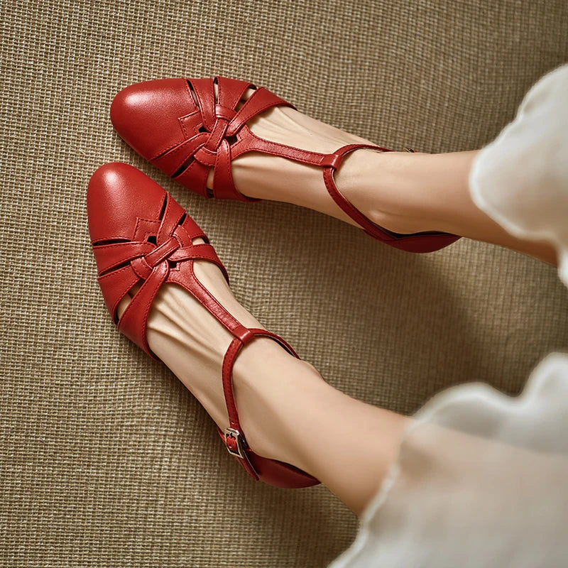 Victoria Genuine Leather Heels