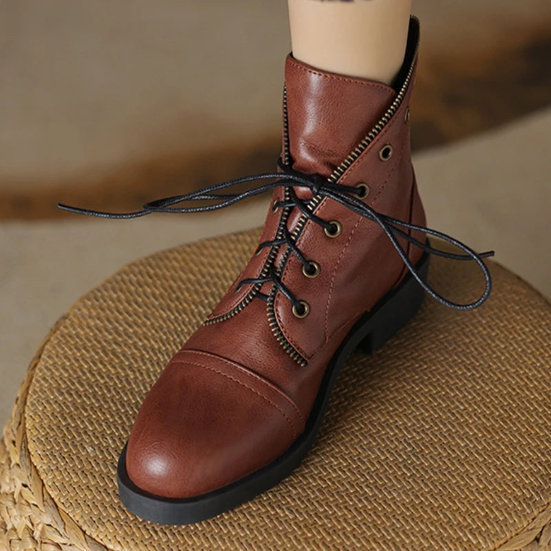 Bristol Genuine Leather Ankle Boots