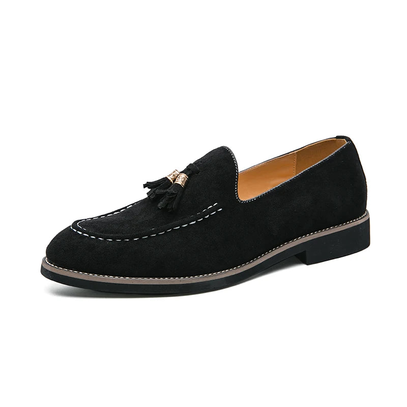 OXFORD SUEDE TASSEL LOAFER