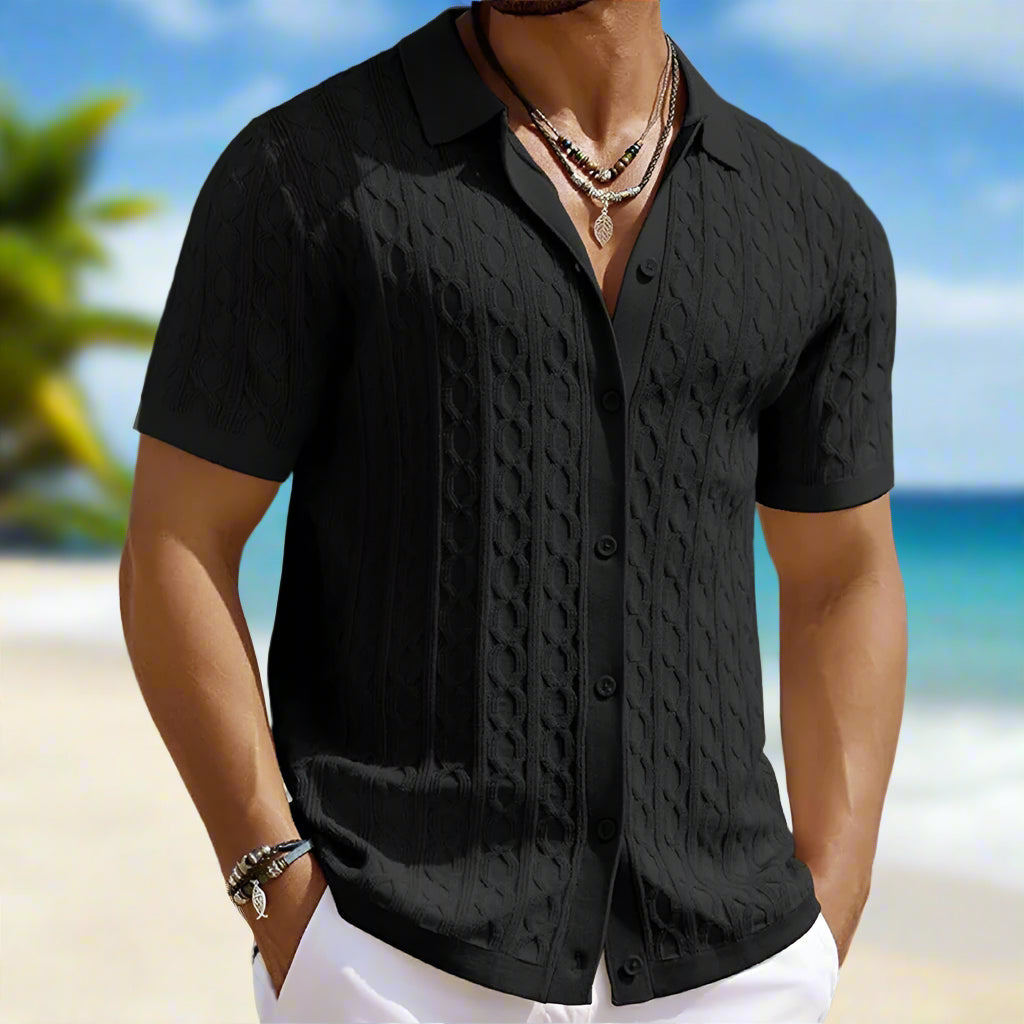 Cabana Textured Knit Shirt