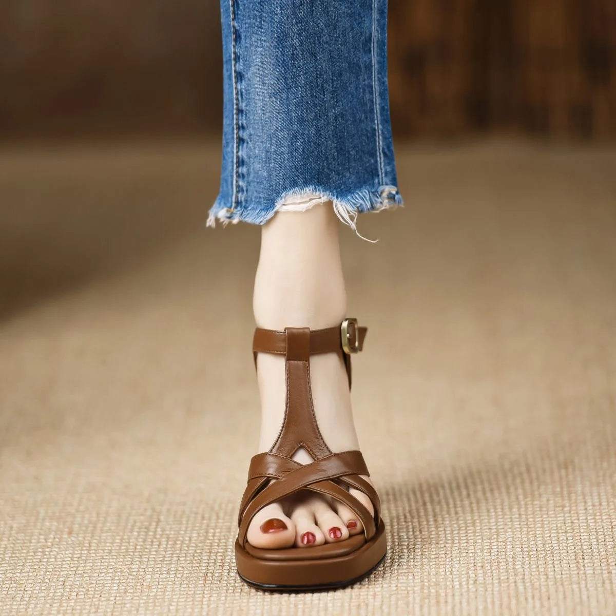 Valeria High-Heel Gladiator Sandal