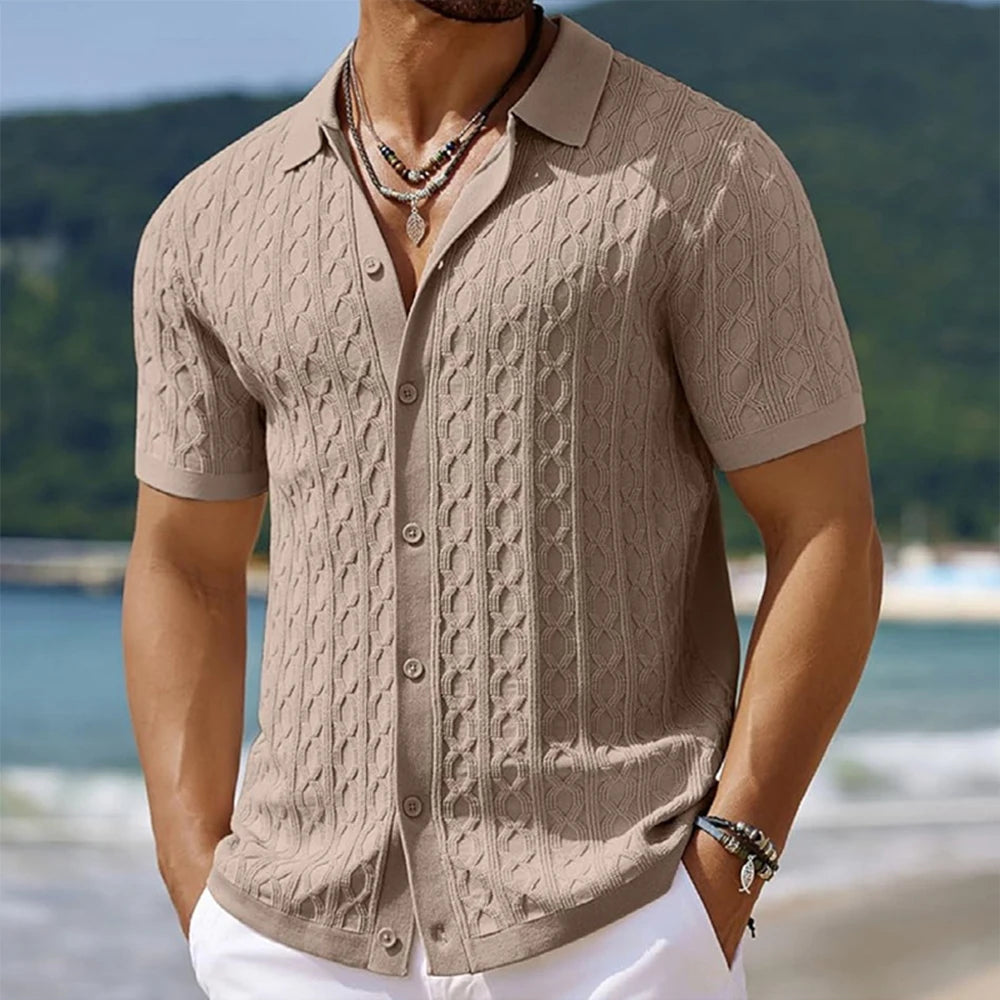 Cabana Textured Knit Shirt