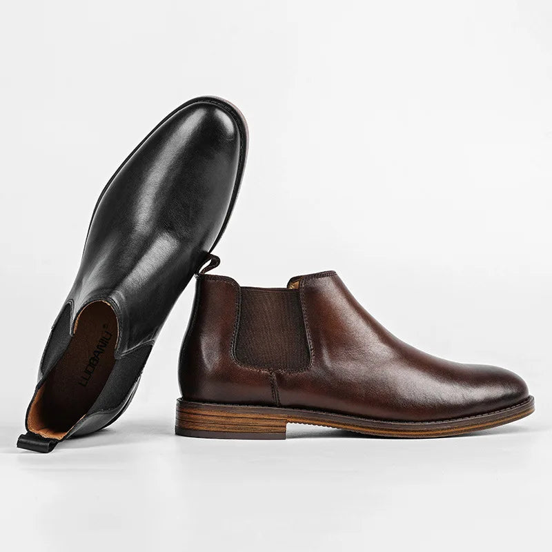 Warren Genuine Leather Chelsea Boots