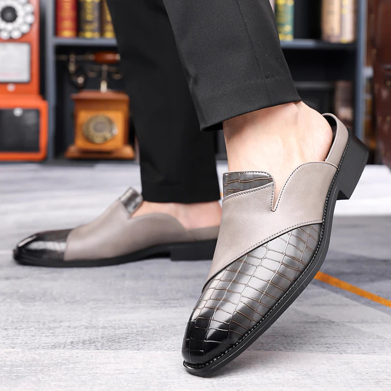 Silvano Genuine Leather Slides