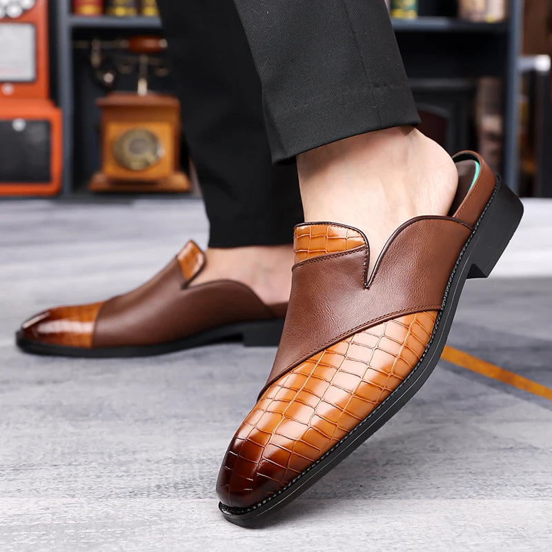 Silvano Genuine Leather Slides