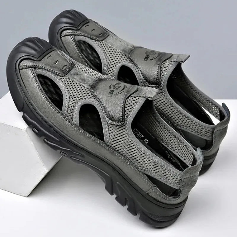 Cassian Genuine Leather Sport Sandals