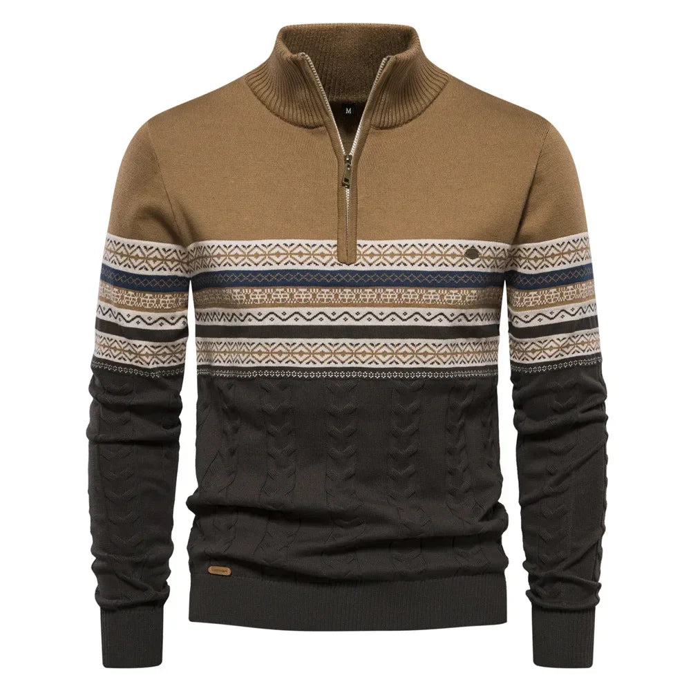 Clayton Collared Winter Knit Pullover