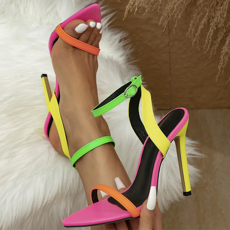 NEON NIGHT HIGH HEELS