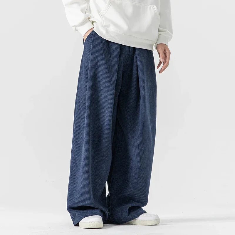 Bend Wide-Leg Corduroy Pants