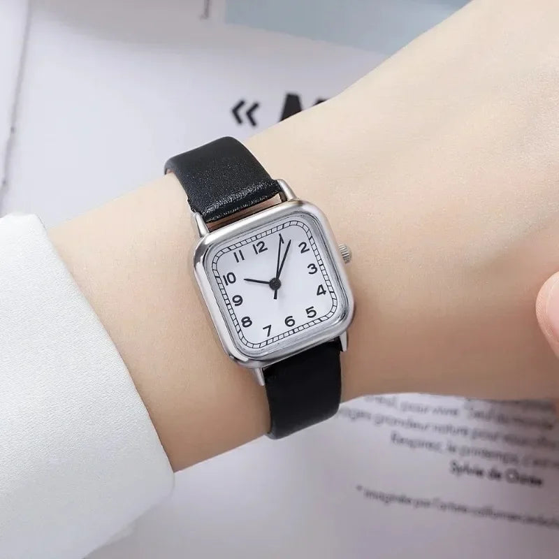 EVELYN ALLOY SQUARE WATCH