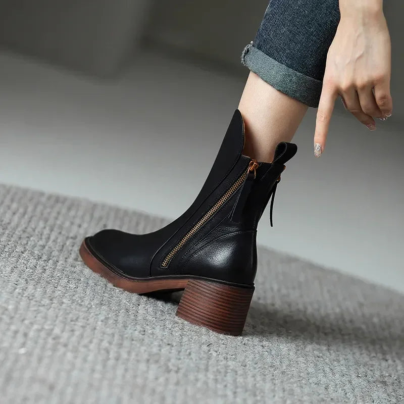 Marlena Block Heel Boots