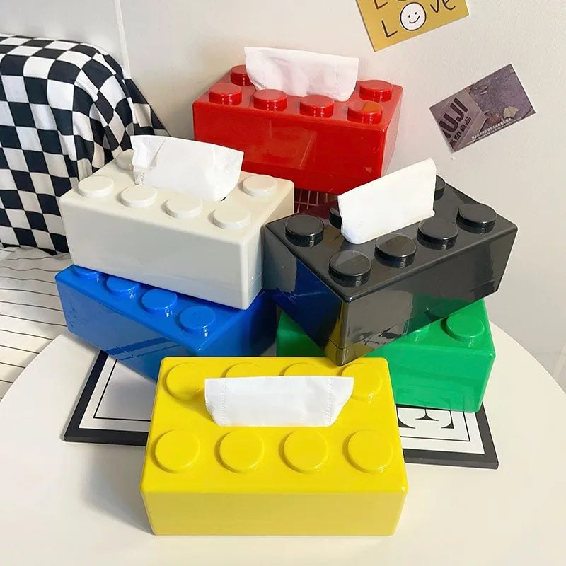 BUILDING BLOCK TISSUE BOX