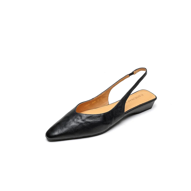 Serena Genuine Leather Slingbacks