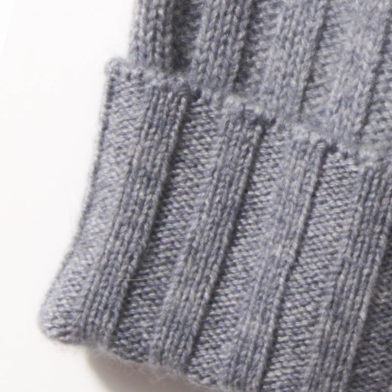 CASHMERE POM ICON BEANIE