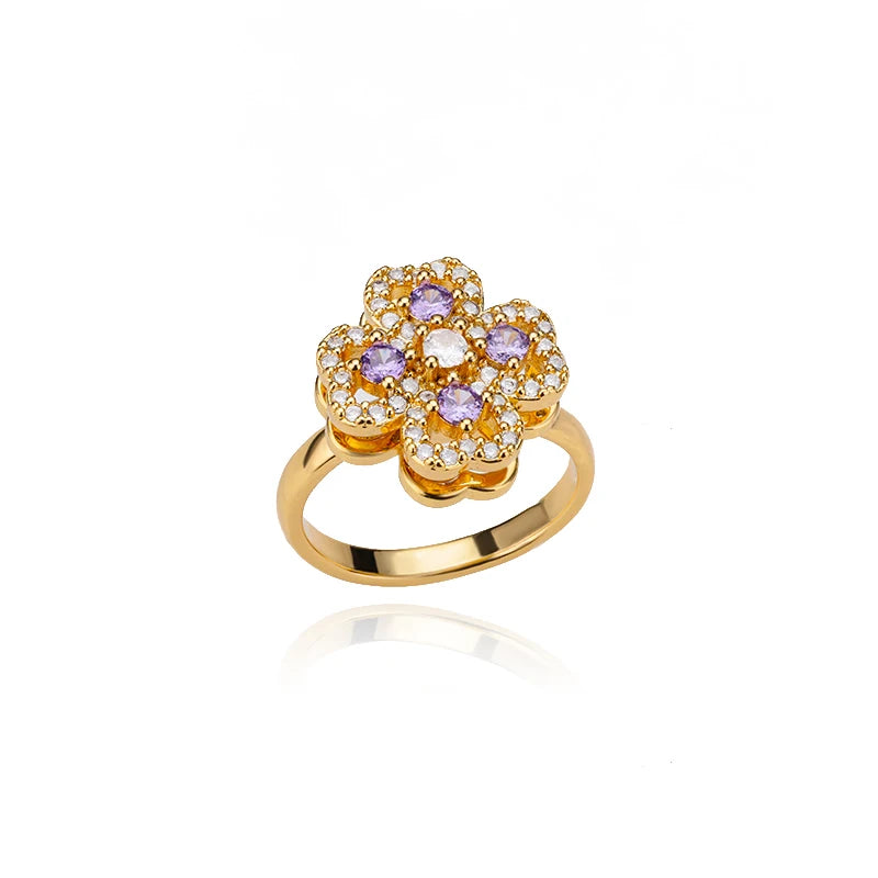 Lucky Clover Resizable Ring