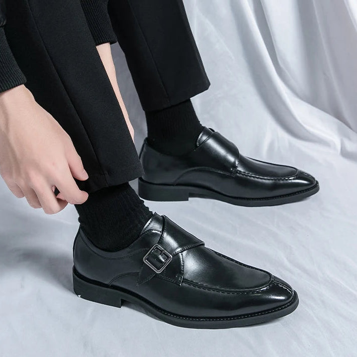 Montgomery Monk Strap Leather Loafers