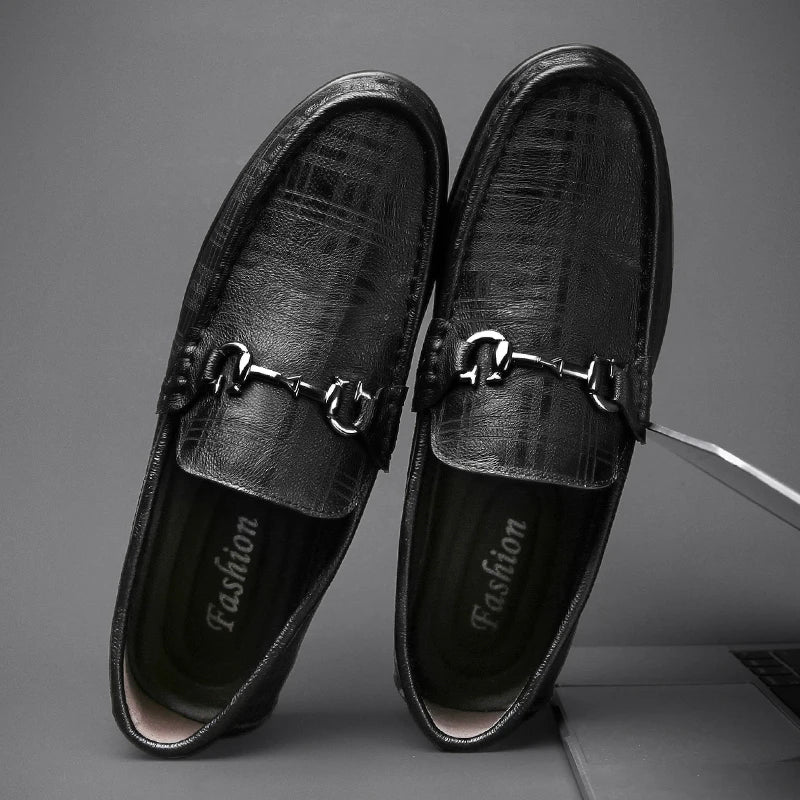 PAOLO GENUINE LEATHER LOAFERS