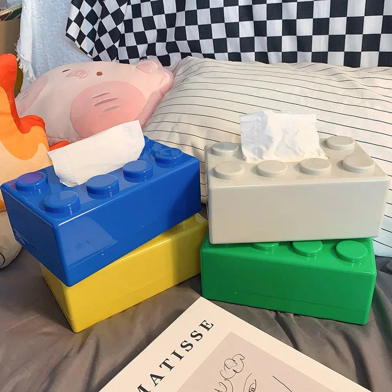 BUILDING BLOCK TISSUE BOX