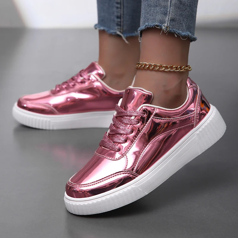 METALLIC FUSION SNEAKERS