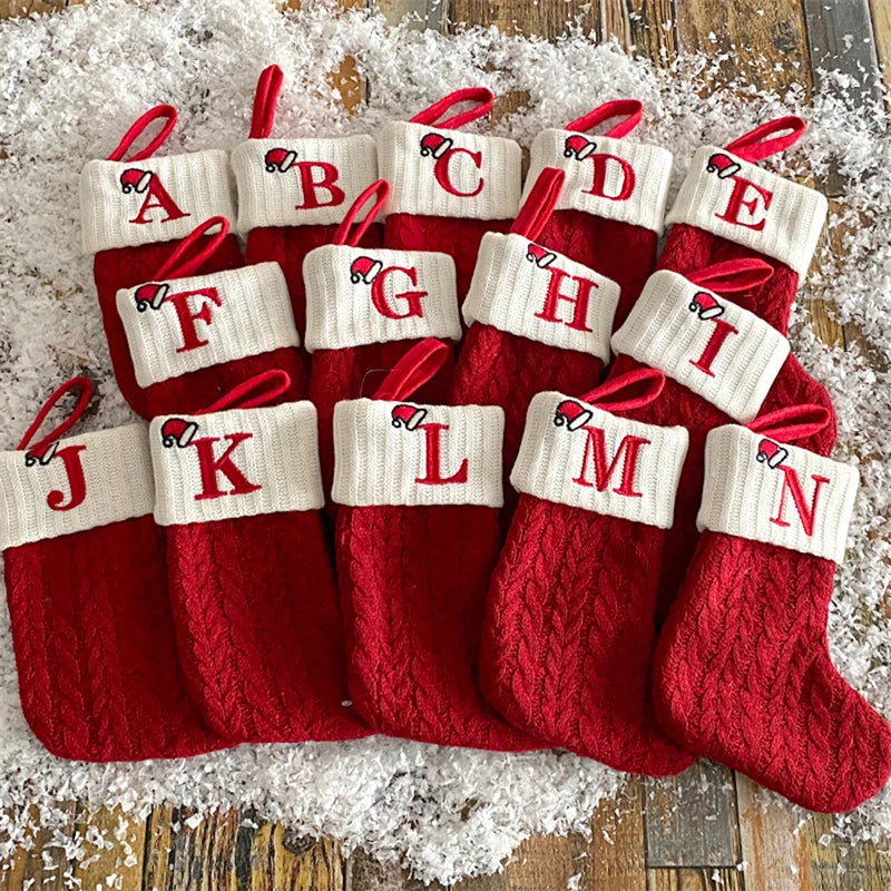 ALPHABET CHRISTMAS STOCKINGS