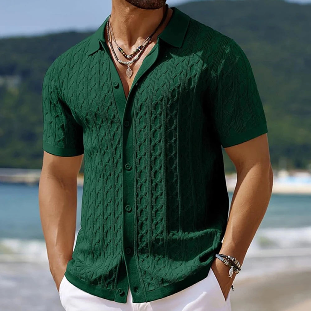Cabana Textured Knit Shirt