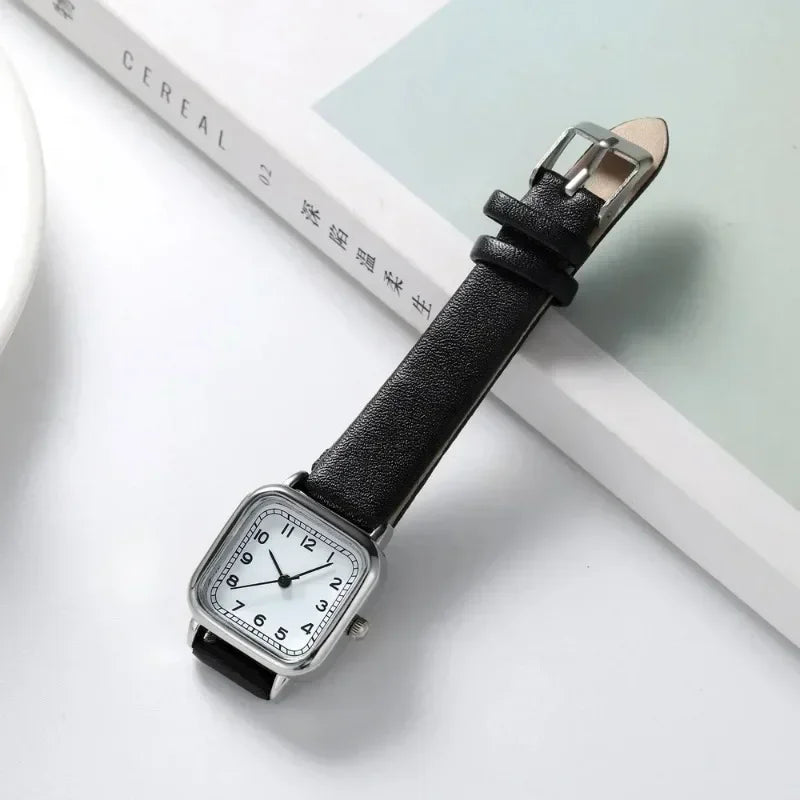 EVELYN ALLOY SQUARE WATCH