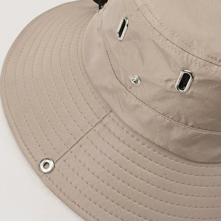 Aspen Wide-Brim Boonie Hat | Outdoor Sun Hat with Adjustable Chin Strap