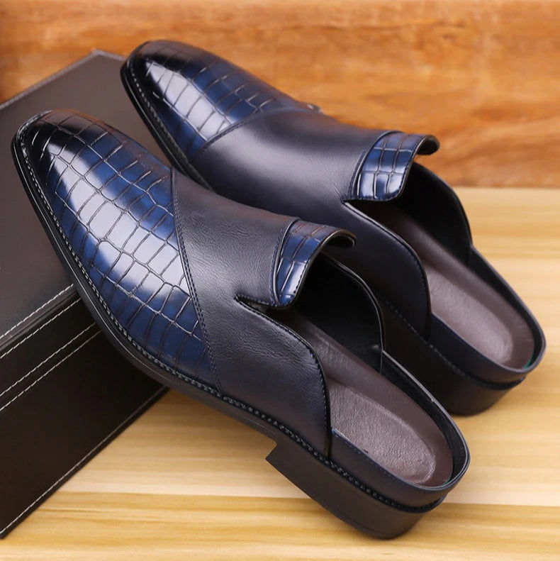 Silvano Genuine Leather Slides