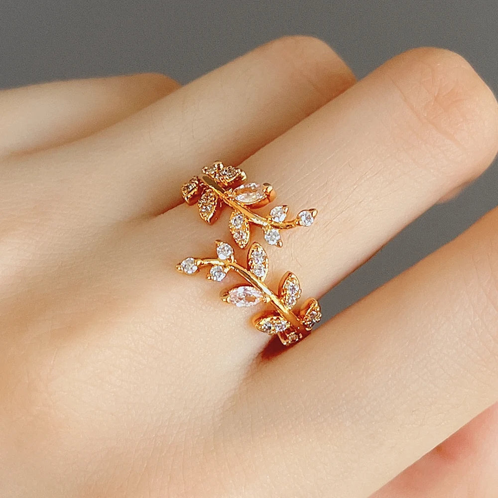 Eden Leaf Resizable Ring